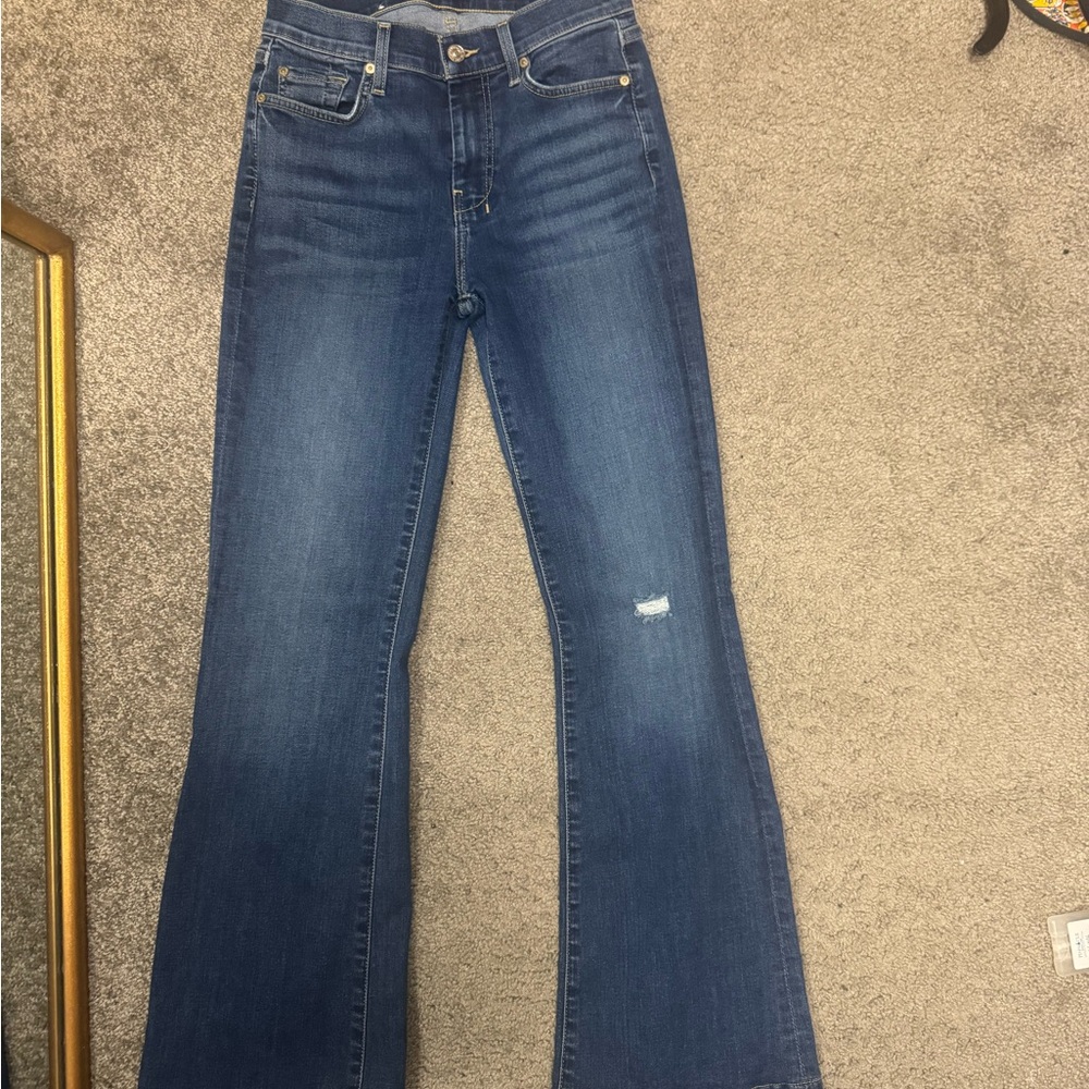 7 for All Mankind Dojo Trouser Jeans NWOT Size 27 $85